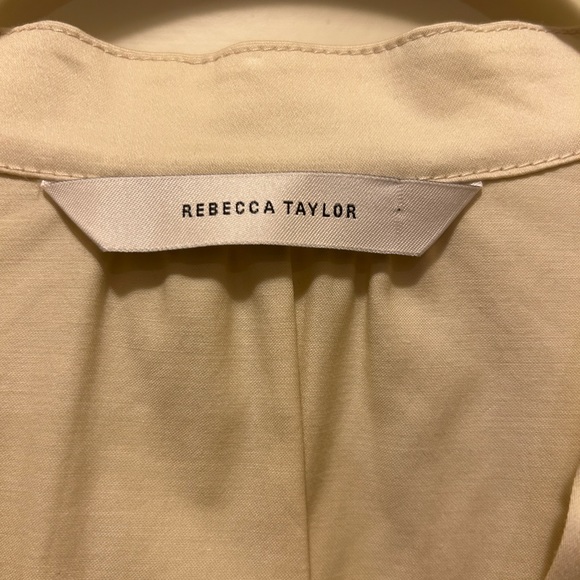 NWOT Rebecca Taylor Cream Color Top - Picture 3 of 4